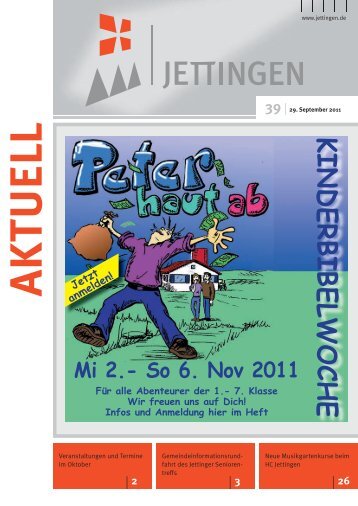 KINDERBIBELWOCHE Mi 2. - Jettingen