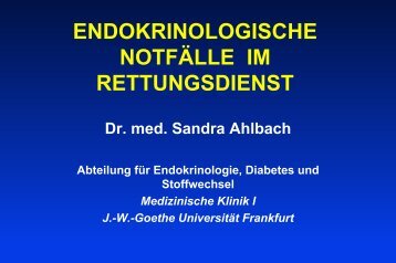 Coma diabeticum - Dr. Ingo Blank