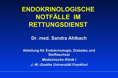Coma Diabeticum Dr Ingo Blank
