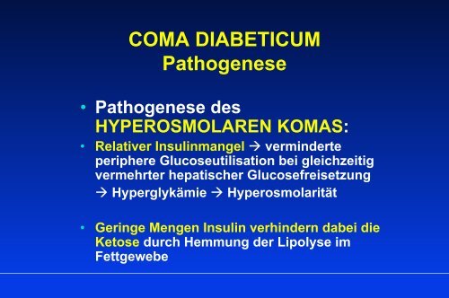 Coma diabeticum - Dr. Ingo Blank