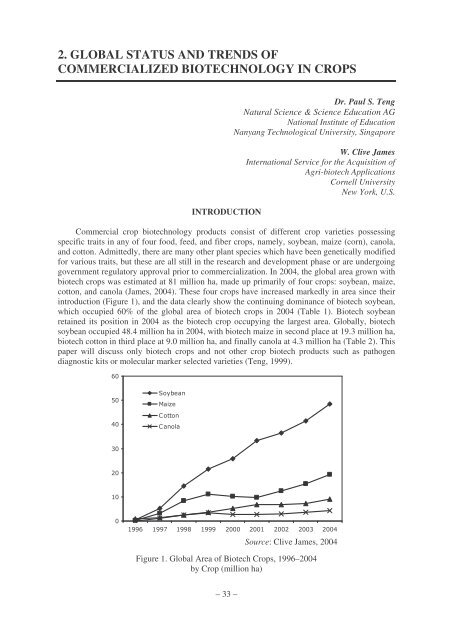 Business Potential for Agricultural Biotechnology - Asian Productivity ...