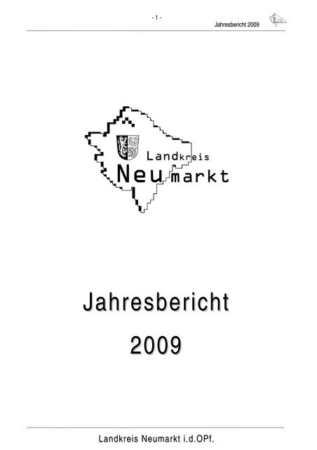 Jahresbericht 2009 - Landkreis Neumarkt