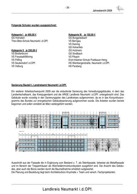 Jahresbericht 2009 - Landkreis Neumarkt