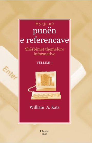 HYRJE NË PUNËN E REFERENCAVE - Biblioteka Kombëtare dhe ...