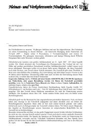 070907 Rundschreiben - Heimat- und Verkehrsverein Neukirchen eV