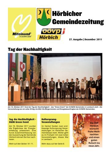 Hörbicher Gemeindezeitung Dezember 2011