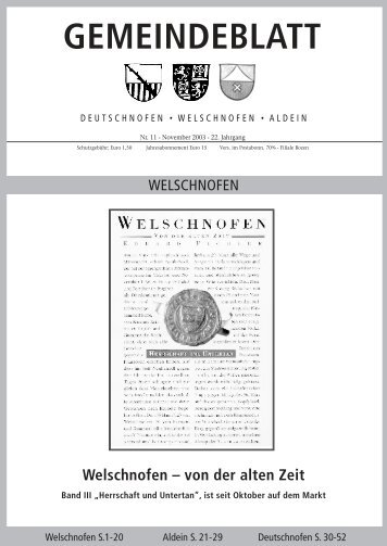Gemeindeblatt Nr. 11 (1,5 MB)
