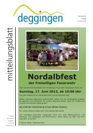 Mitteilungsblatt Nr. 24/2012 - Deggingen