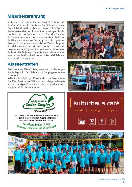 Ausgabe Dezember 2012 - Gemeinde Bad Waltersdorf