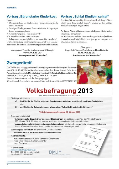 Ausgabe Dezember 2012 - Gemeinde Bad Waltersdorf