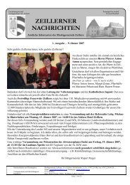 zeillerner nachrichten - Marktgemeinde Zeillern