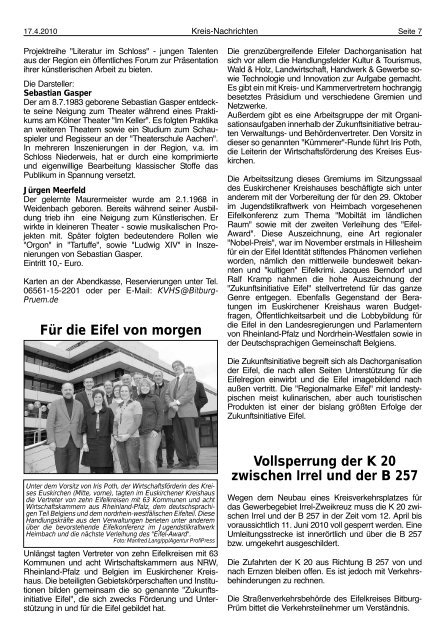 Ausgabe 15 - Verbandsgemeinde Arzfeld