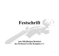 Festschrift zum 100-jährigen Bestehen des Orchestervereins ...