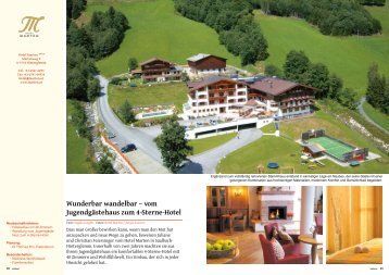 Wunderbar wandelbar – vom Jugendgästehaus zum ... - Hotel Marten