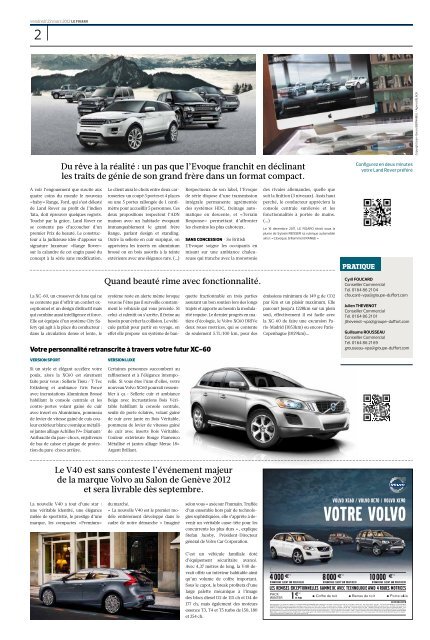 Aux Marques VOLVO Et LAND ROVER - VPA Premium