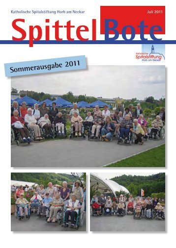 Spittel-Bote "Sommerausgabe 2011" - Diözese Rottenburg-Stuttgart
