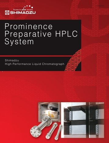 Prominence Preparative HPLC System - Shimadzu Scientific ...
