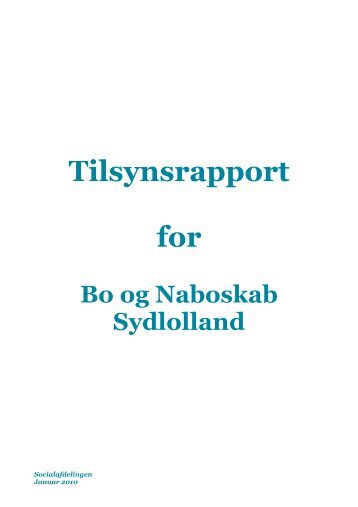 Bo og Naboskab Sydlolland - Region Sjælland