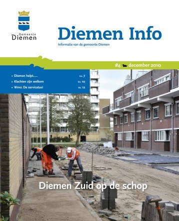 Diemen Info, december 2010 - Gemeente Diemen