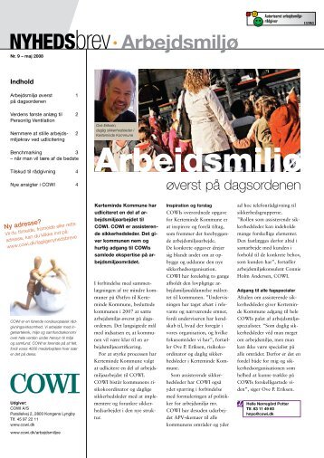 Arbejdsmiljø - Cowi