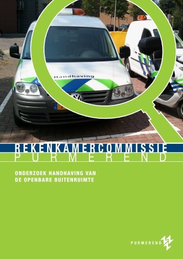 Handhaving openbare buitenruimte - Gemeente Purmerend