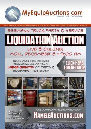 International/Online - MyEquipAuctions.com