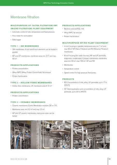 SPX Flow Technology Innovation Centre