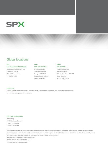 SPX Flow Technology Innovation Centre