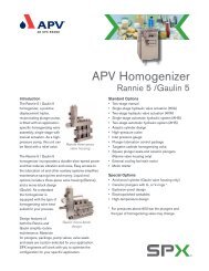 APV Homogenizer - Flow Technology