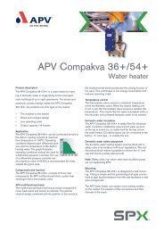 APV Compakva 36+/54+ - Flow Technology