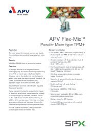 APV Flex-Mix™ - SPX Flow Technology