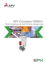 APV Compakva VXB50+ - SPX Flow Technology