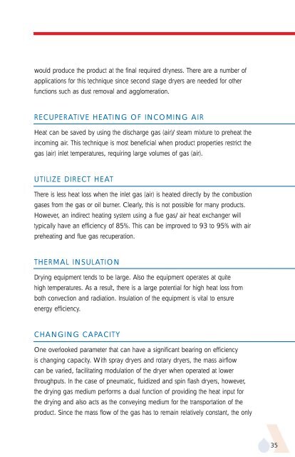 APV Dryer Handbook - Umbc