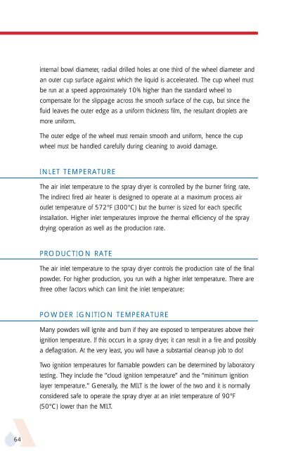 APV Dryer Handbook - Umbc