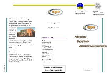APV-Flyer - Universität Ulm