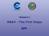 RNAV – The First Steps APV - EUROCONTROL Navigation