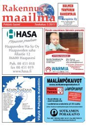 Haapaveden Ha-Sa Oy Haapaveden saha Allastie ... - Yritysmaailma