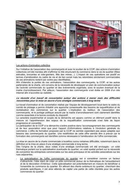 Soutenir le développement économique dans les quartiers ... - Apur