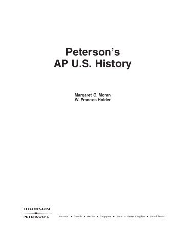 Peterson's AP U.S. History - Scott County Schools