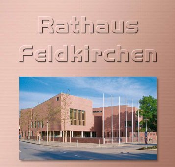 Das Feldkirchner Rathaus - gstemagazin-l8a.com