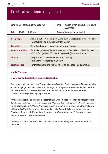 Unsere Fortbildungen - Evangelisches Bathildiskrankenhauses Bad ...