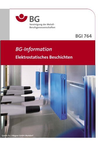 BGI 764 Elektrostatisches Beschichten - BGHM