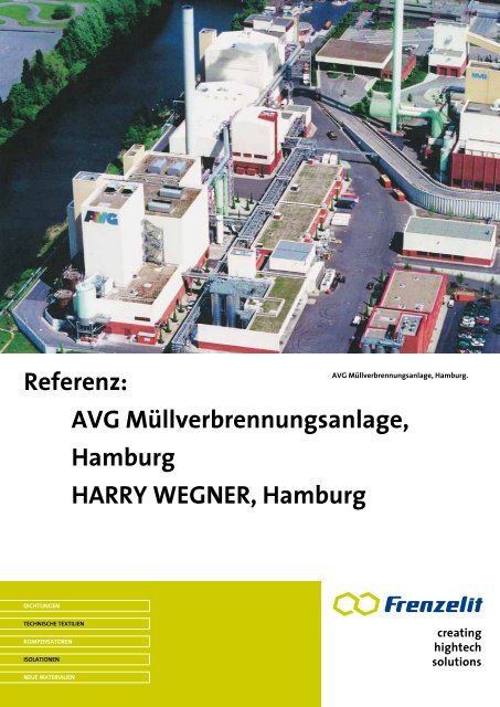 sondermüllverbrennung aVg hamburg - Frenzelit Werke GmbH