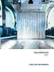 2007 - Geschäftsbericht, Deutsch (.pdf, 5.2Mb) - Meyer Burger ...