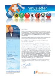 Newsletter Nov. 2009 - Schweizerischer Fachverband ...