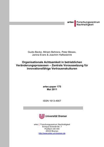 Organisationale Achtsamkeit in betrieblichen Veränderungsprozessen