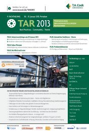 Anmeldung TAR 2013 - T.A. Cook