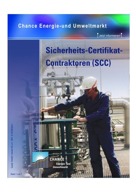 Sicherheits-Certifikat- Contraktoren (SCC)