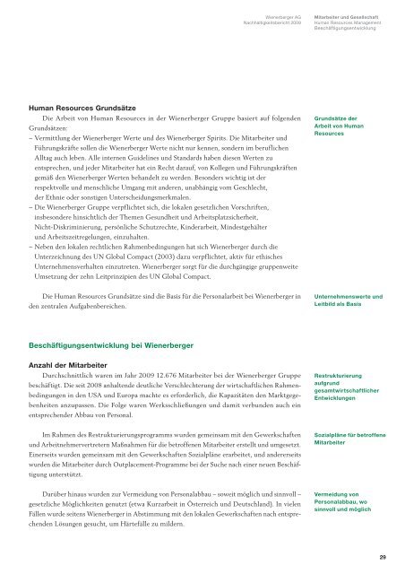 Nachhaltigkeitsbericht 2009 - Denkstatt