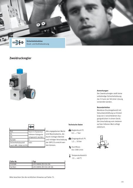 Leitfaden Sicherheitstechnik Pneumatische und elektrische ... - Festo